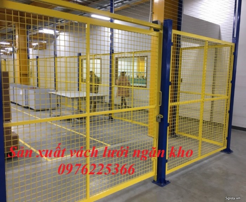 Vách lưới ngăn kho, vách lưới ngăn xưởng cho nhà máy - 6