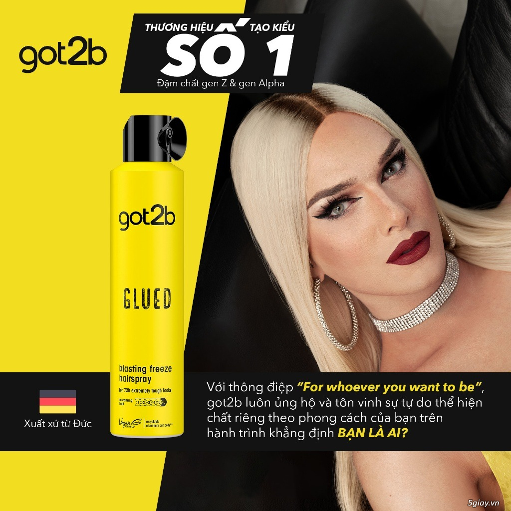 Got2b Glued Blasting Freeze Hairspray 300ml - 2