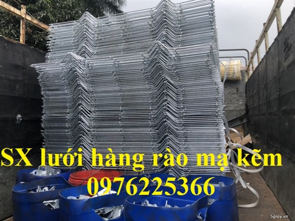 Hàng rào lưới mạ kẽm chắn sóng D5A75x200 - 4