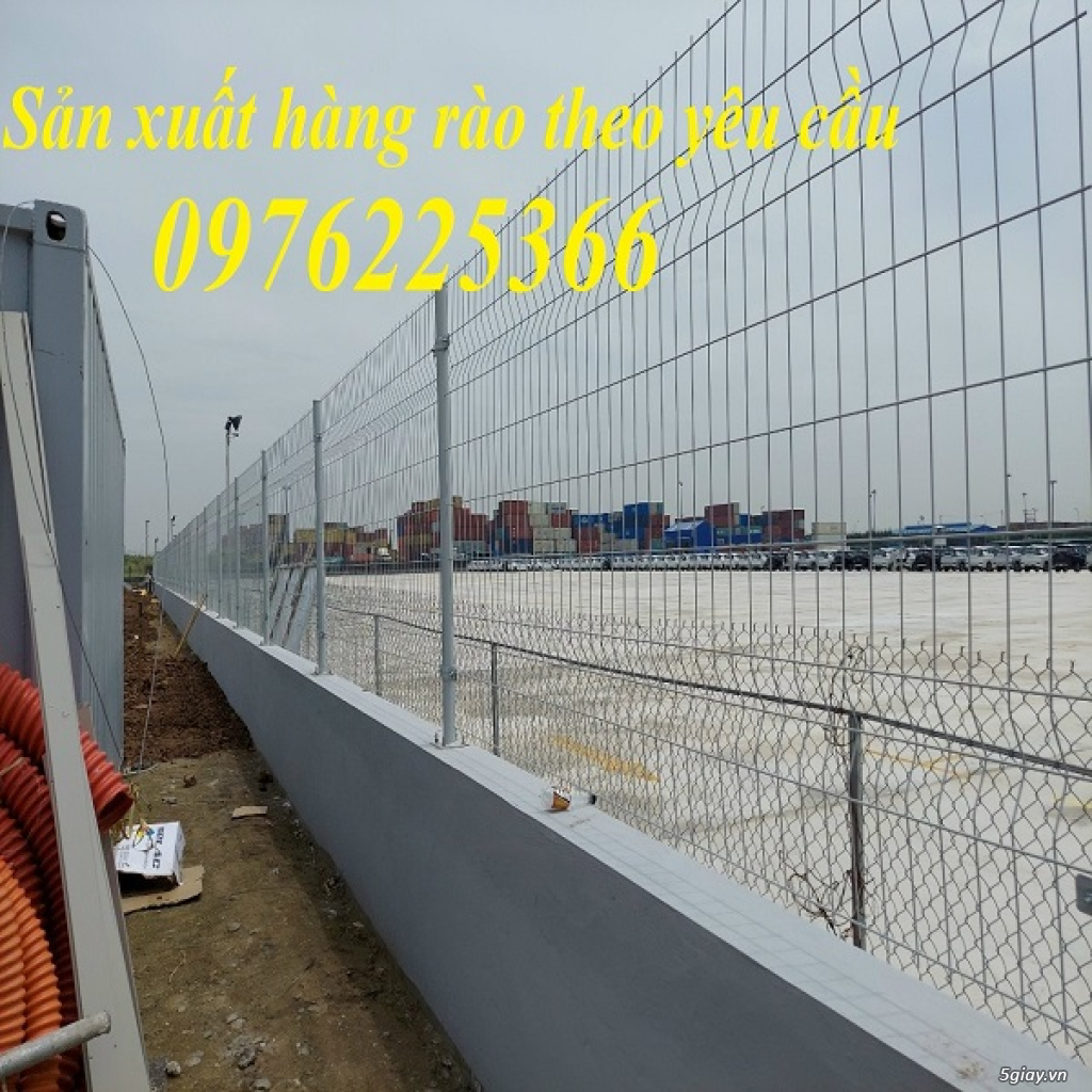 Hàng rào lưới mạ kẽm chắn sóng D5A75x200 - 1