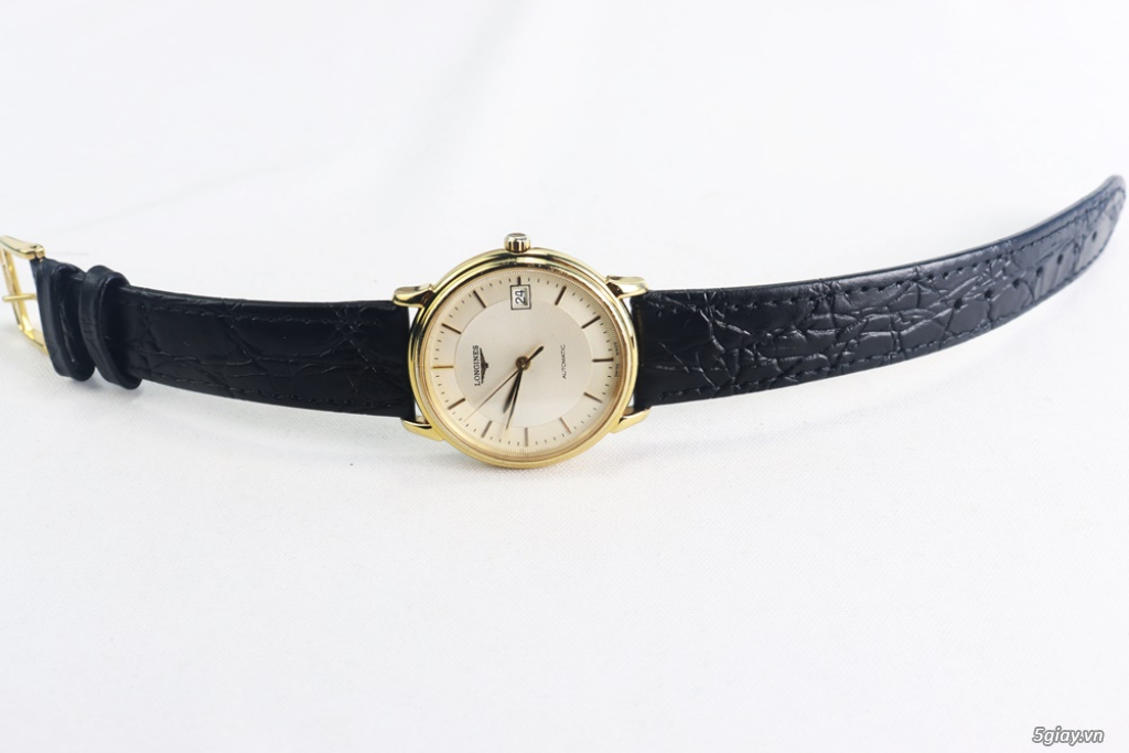 ĐH Nam : Longines Les Grandes L4.678.2 Automatic dây da Demi Vàng - 10