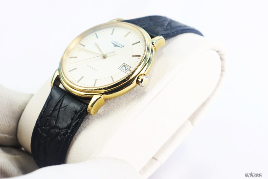 ĐH Nam : Longines Les Grandes L4.678.2 Automatic dây da Demi Vàng - 1