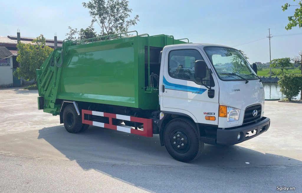 xe cuốn ép rác xe hút chất thải phụ tùng xe chuyên dụng 9- 22 khối