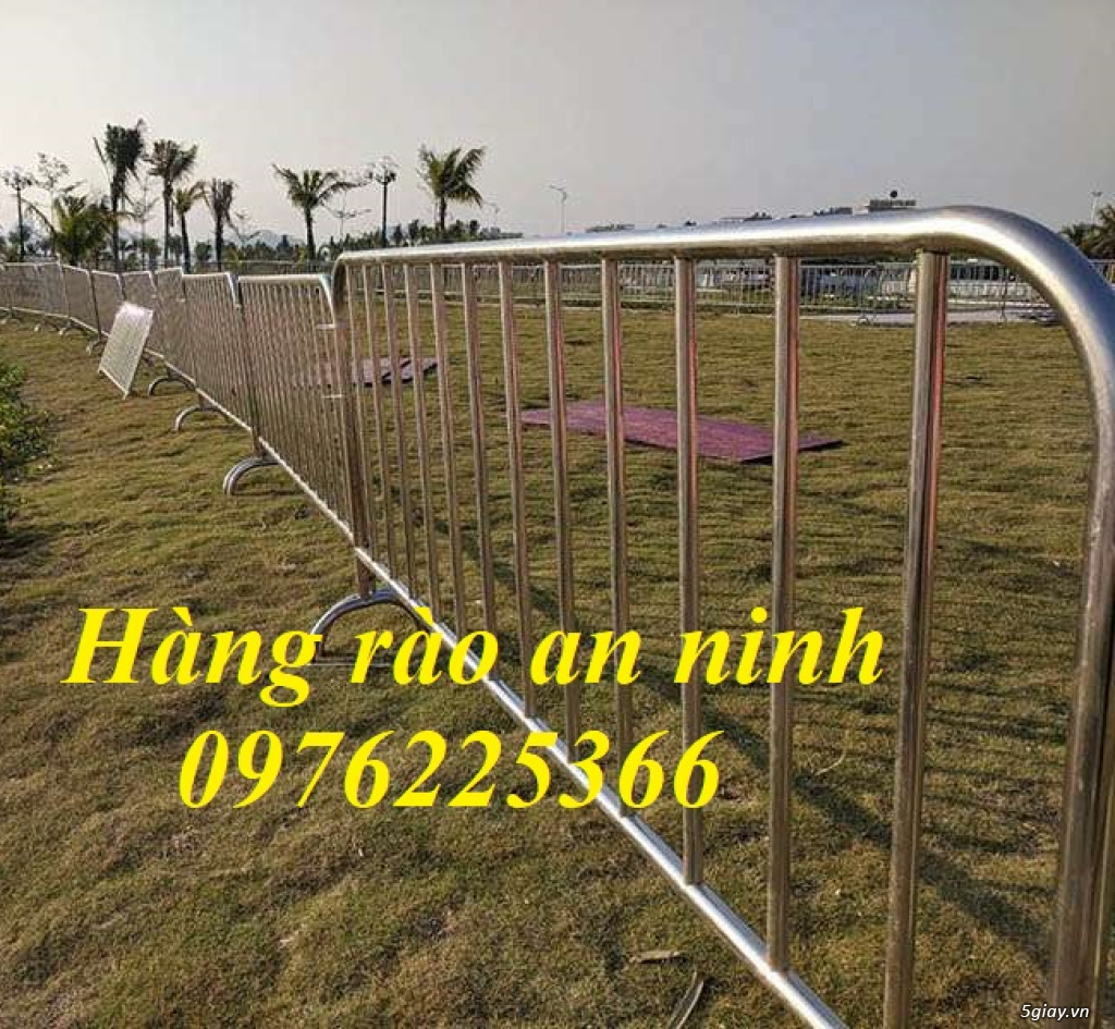Hàng rào chắn đường, rào chắn lối đi, hàng rào sắt di động - 2