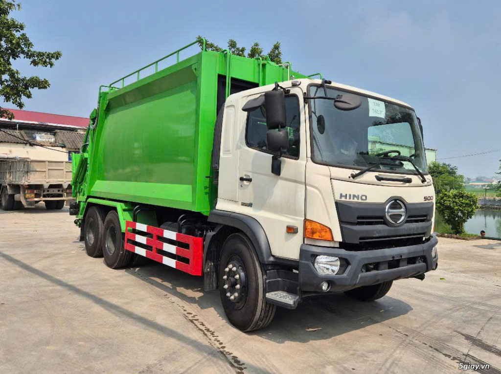 Xe chuyên dụng Xe cuốn ép rác hút chất thải và phụ tùng xe môi trường - 1