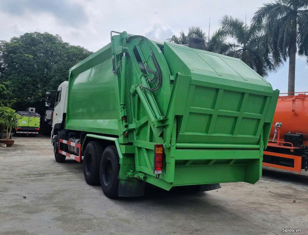 xe cuốn ép rác dongfeng 22 khối - 2