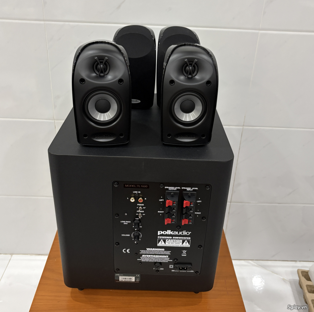 Bộ loa trùm Rạp Polkaudio TL-1600, New 100% - 2