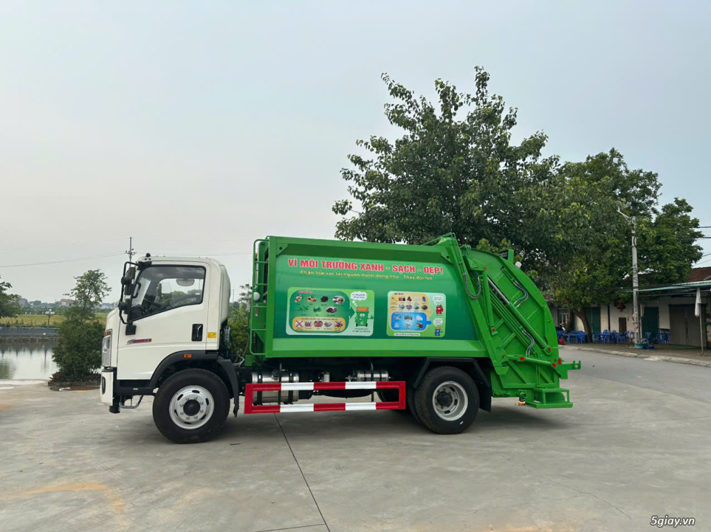 Xe hút chất thải xe cuốn ép rác và phụ tùng xe chuyên dụng - 3