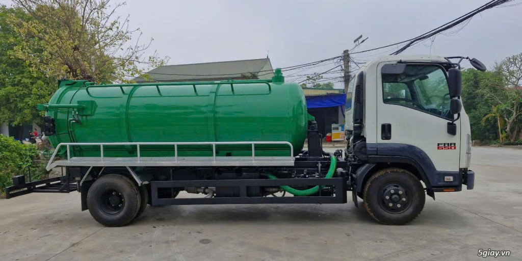 Xe hút chất thải xe cuốn ép rác và phụ tùng xe chuyên dụng - 2