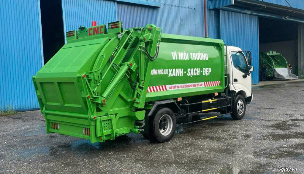 xe cuốn ép rác - 1