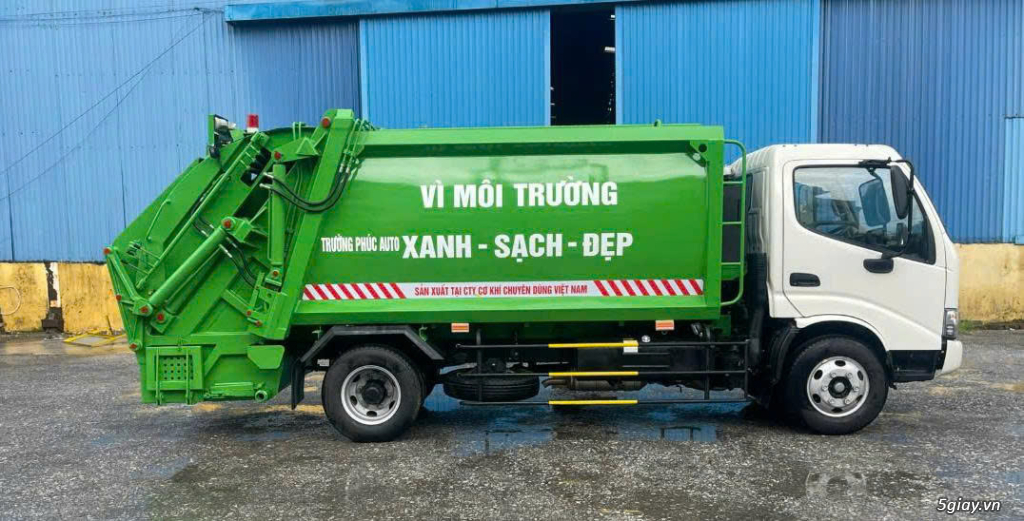 Xe cuốn ép rác hút chất thải và phụ tùng xe chuyên dụng