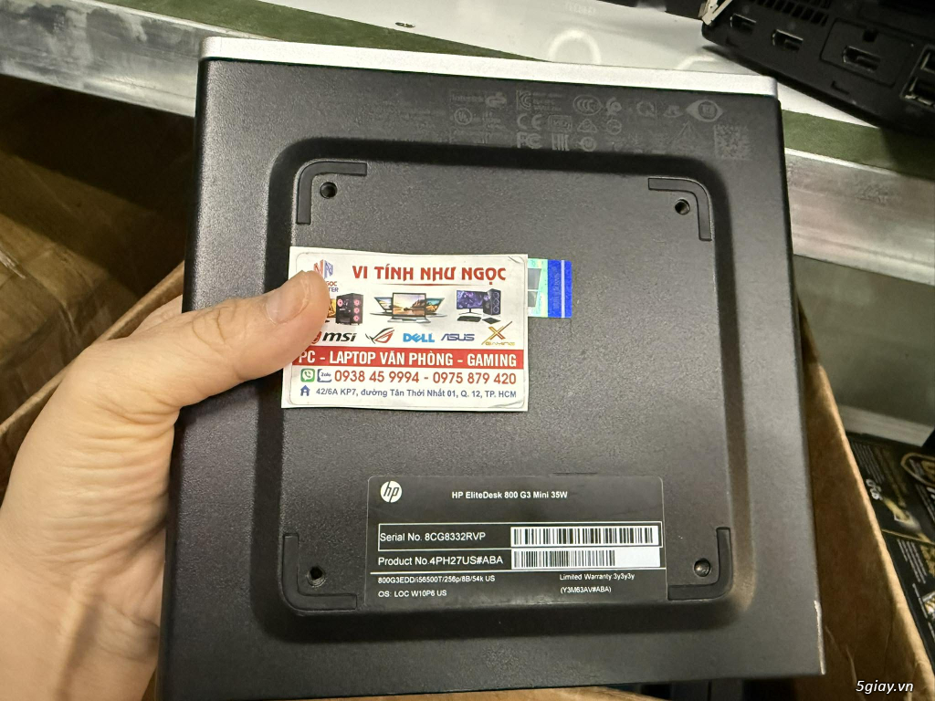 PC MINI HP 800G3 core i5 6500T - 7