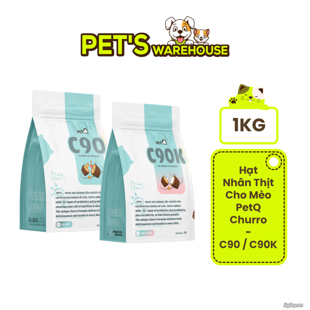 Hạt Churro PetQ C90 & C90K