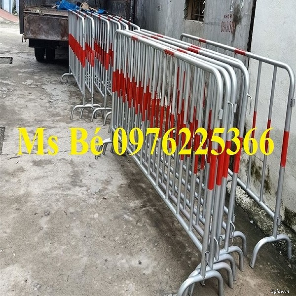 Hàng rào di động có bánh xe - Hàng rào sắt di động