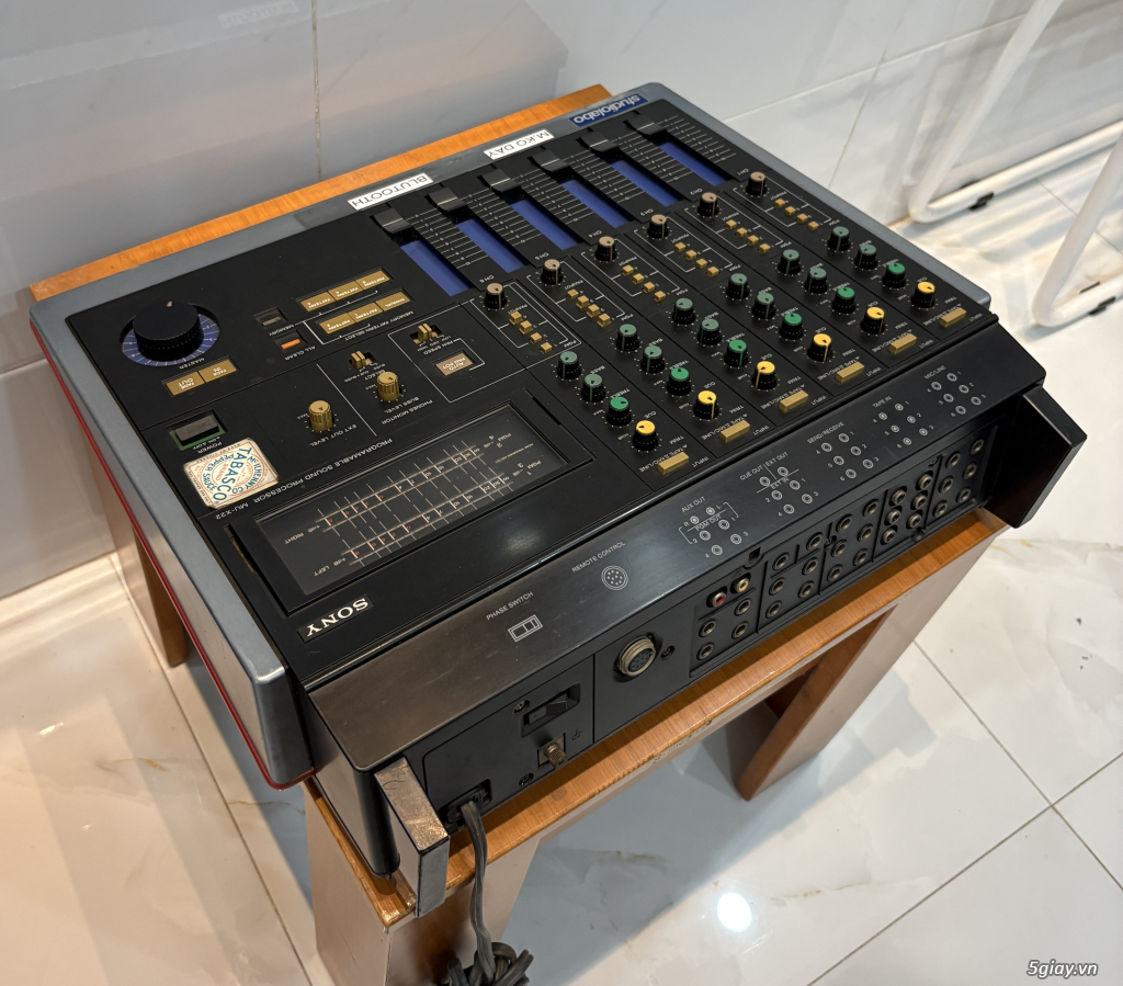 Mixer Sony STUDIOLABO chuyên dụng phòng thu , 100V, Còn Denon Sansui