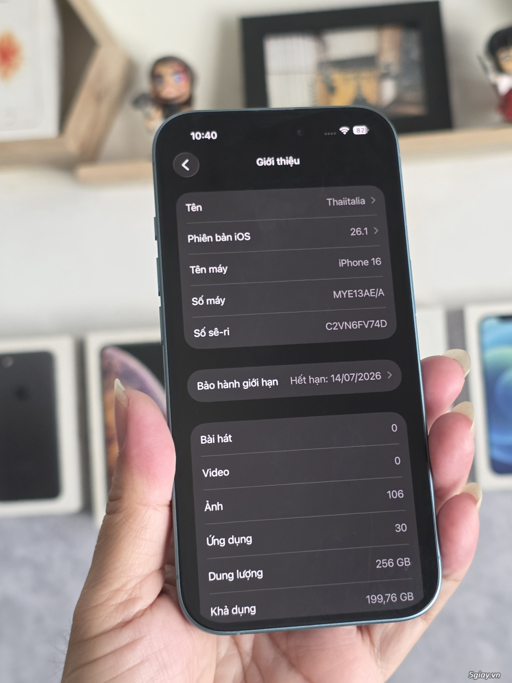 16 256G Blue AE/A 99%. Pin 100%. BH 7/2026 - 5