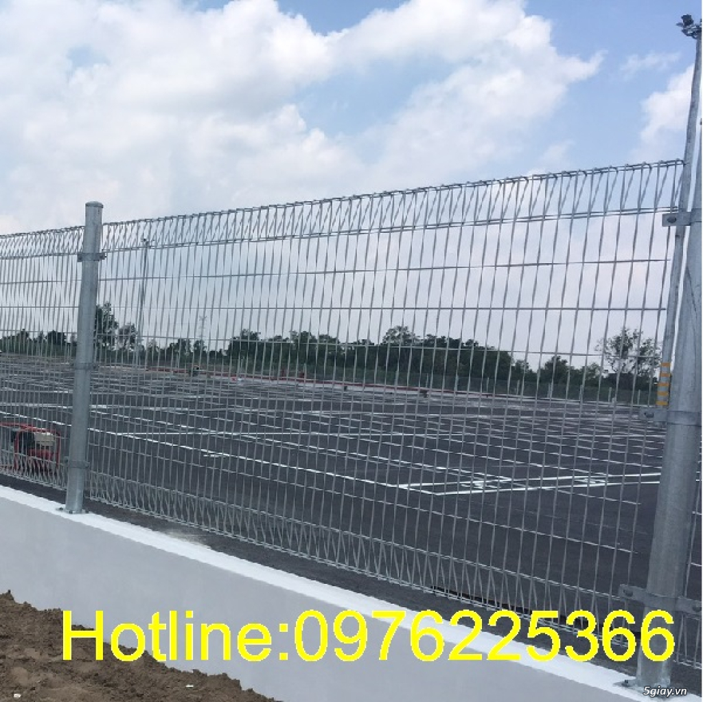 Báo giá hàng rào gập hai đầu tam giác