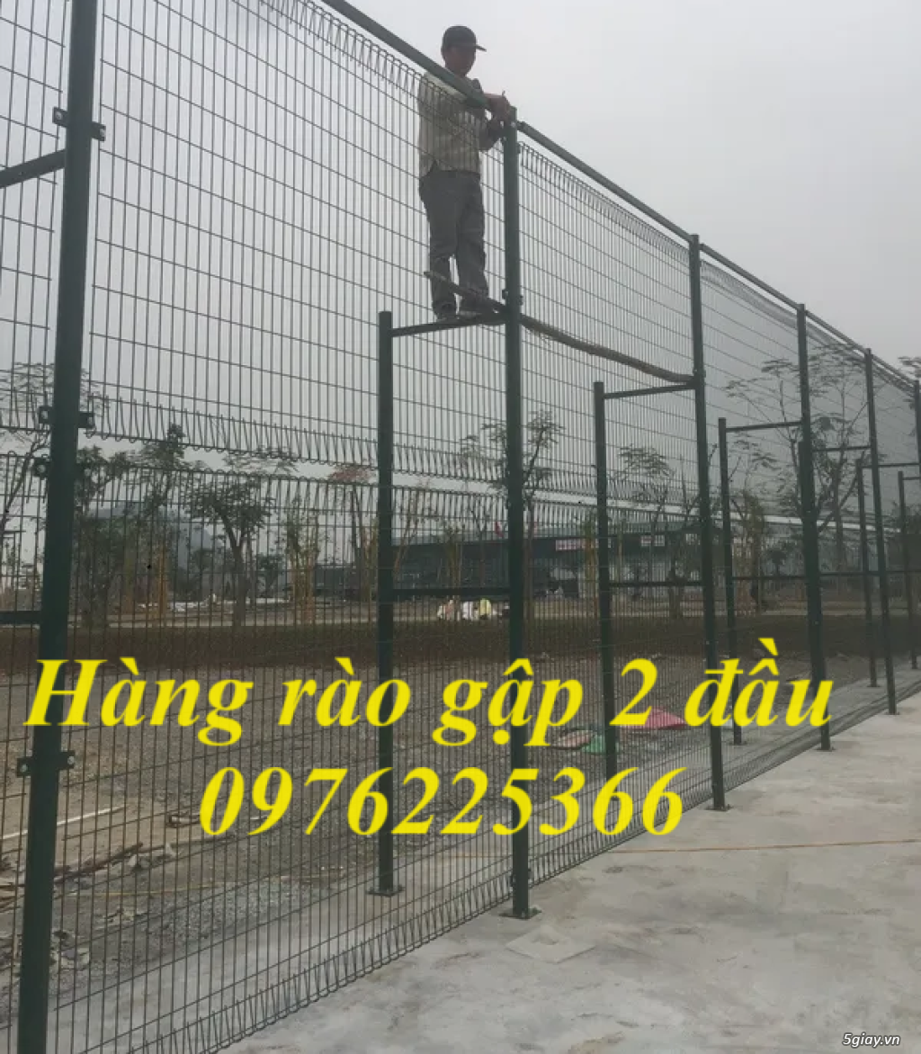 Báo giá hàng rào gập hai đầu tam giác - 4