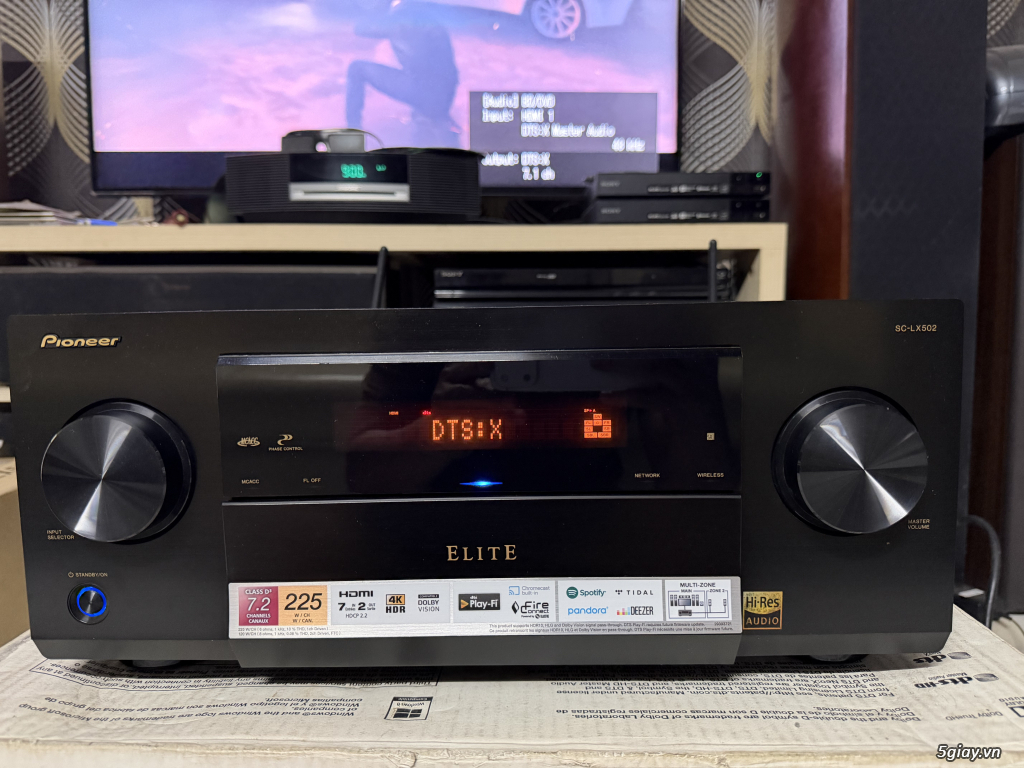 Receiver và ampli (nghe nhạc & xem phim-3D-dtsHD-trueHD-HDMA)loa-center-sub-surround. - 10