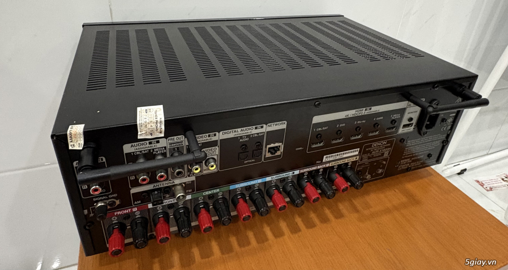 Amply Denon X1600H, 440w, Bluetooth - 3