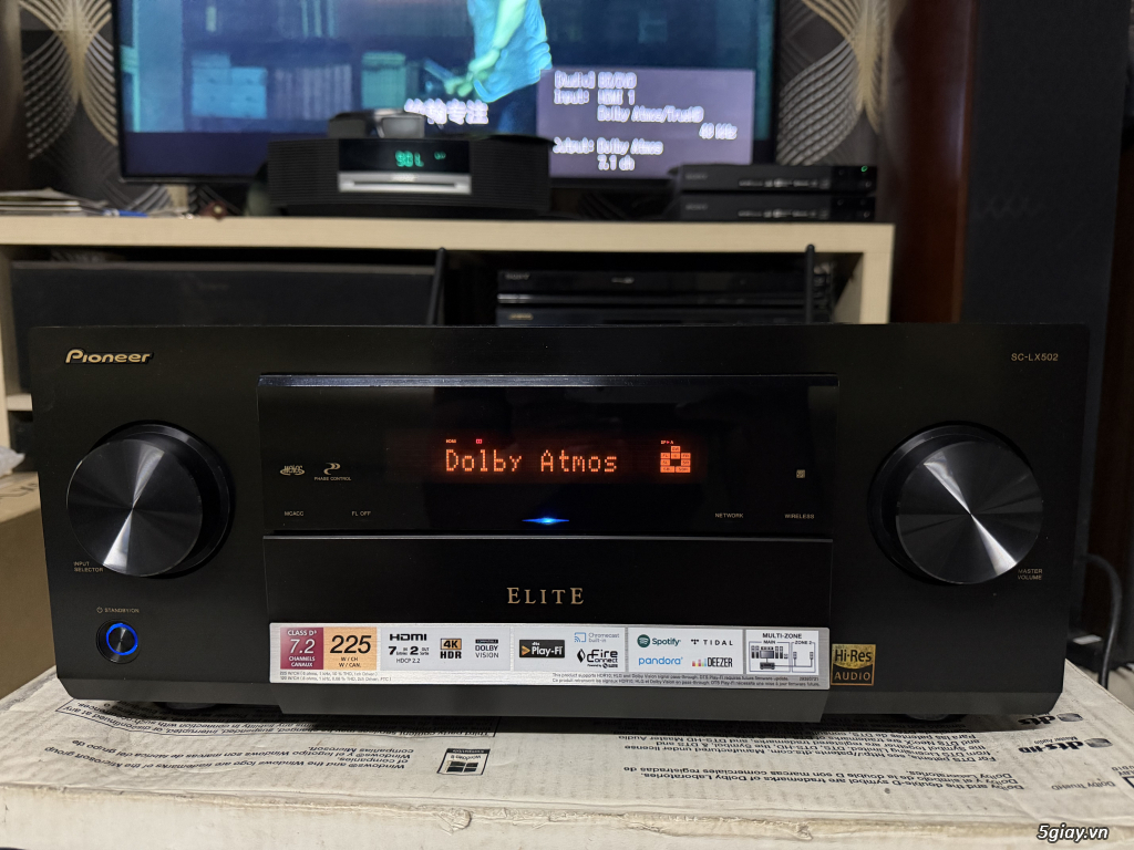 Receiver và ampli (nghe nhạc & xem phim-3D-dtsHD-trueHD-HDMA)loa-center-sub-surround. - 9
