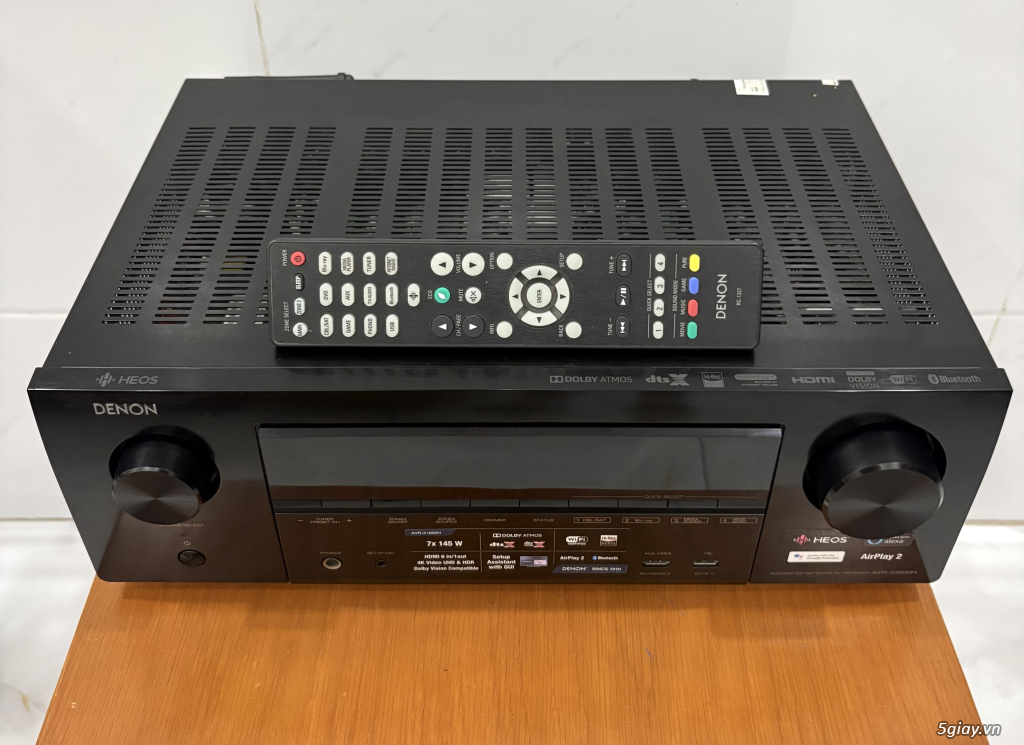 Amply Denon X1600H, 440w, Bluetooth - 1