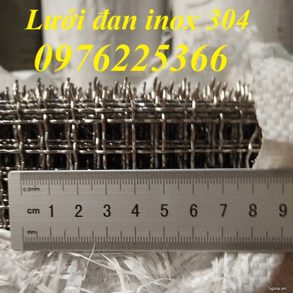 Lưới đan inox 304 ô 10x10 sợi 1.5mm - 2