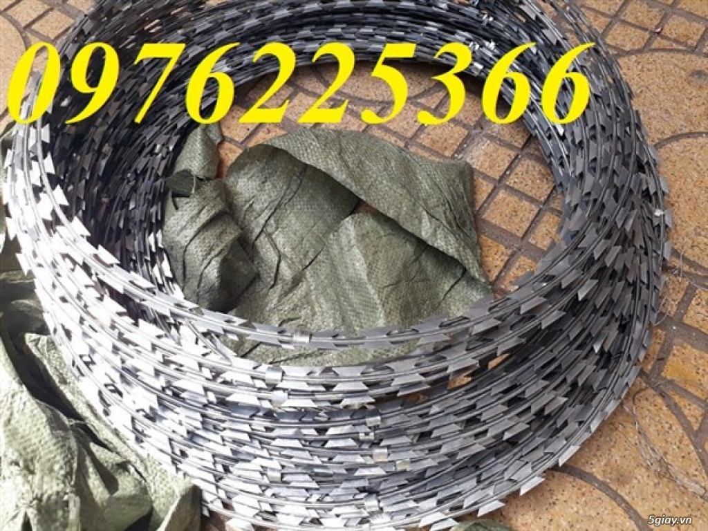 Dây kẽm gai vòng tròn 30cm, 40cm, 50cm, 60cm, 80cm - 1