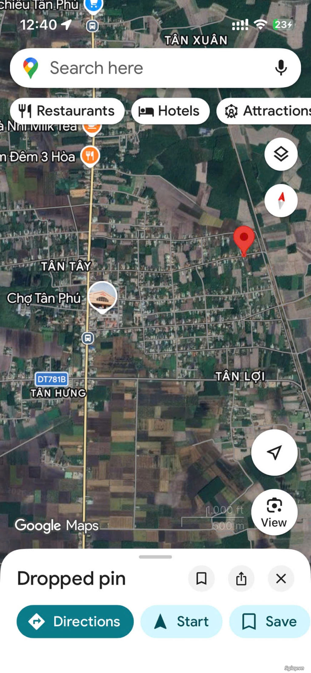 Cần bán lô đất Tân Đông, Tân Hưng, H. Tân Châu, Tây Ninh - 1