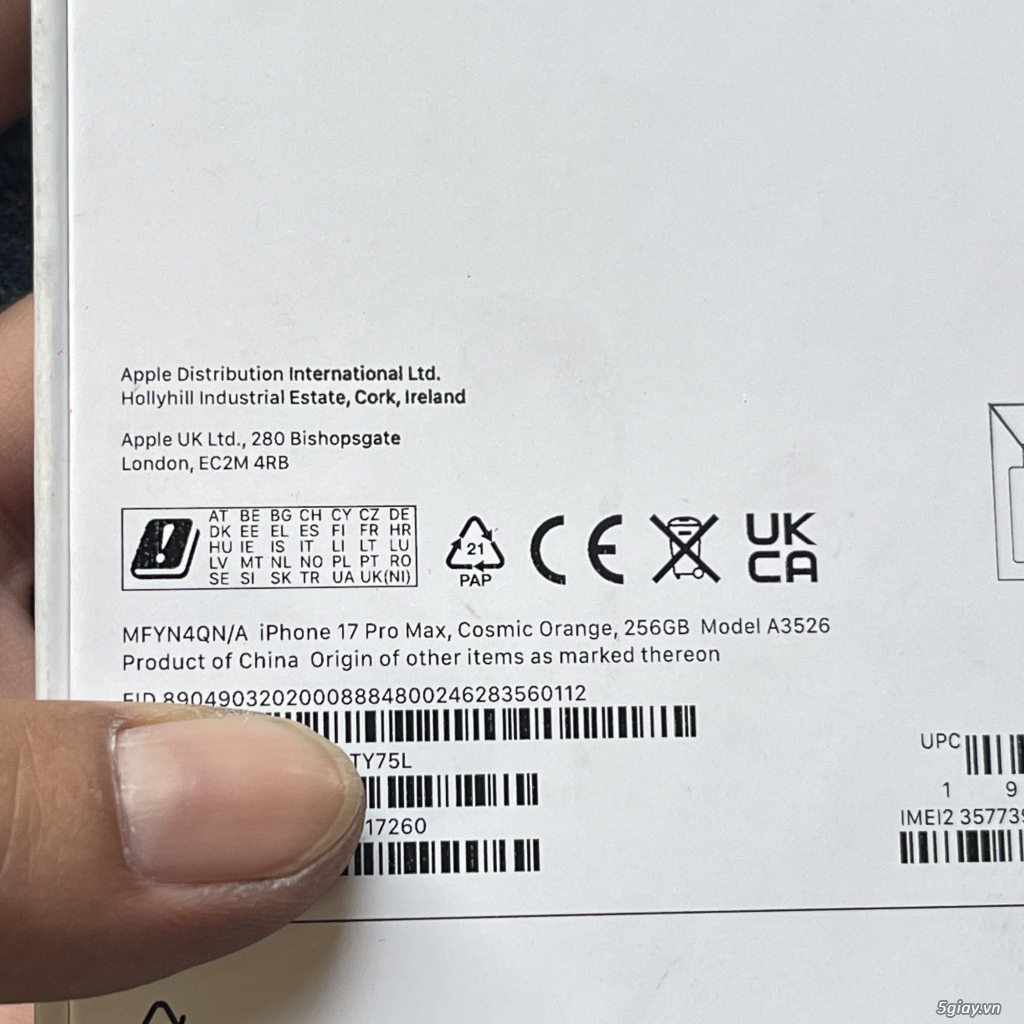 iphone 17 promax 256g