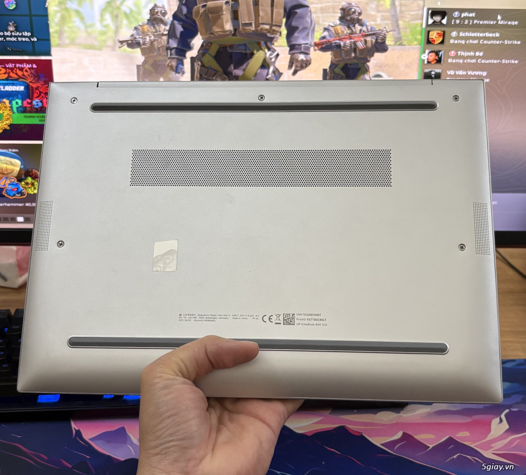 Hp Elitebook 840 G10 i7-1365u Ram 16G SSD 256G đẹp keng 99% - 4