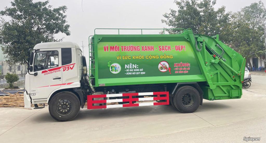 Cần bán xe cuốn ép rác Dong Feng 14 khối đời 2026 - 4