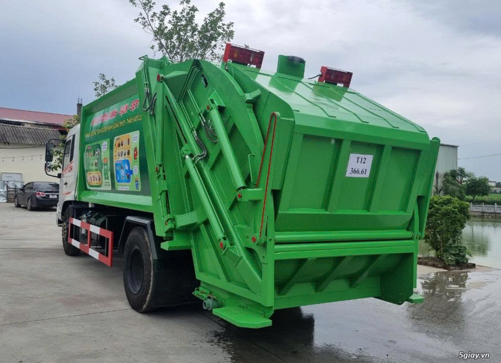 Cần bán xe cuốn ép rác Dong Feng 14 khối đời 2026 - 3