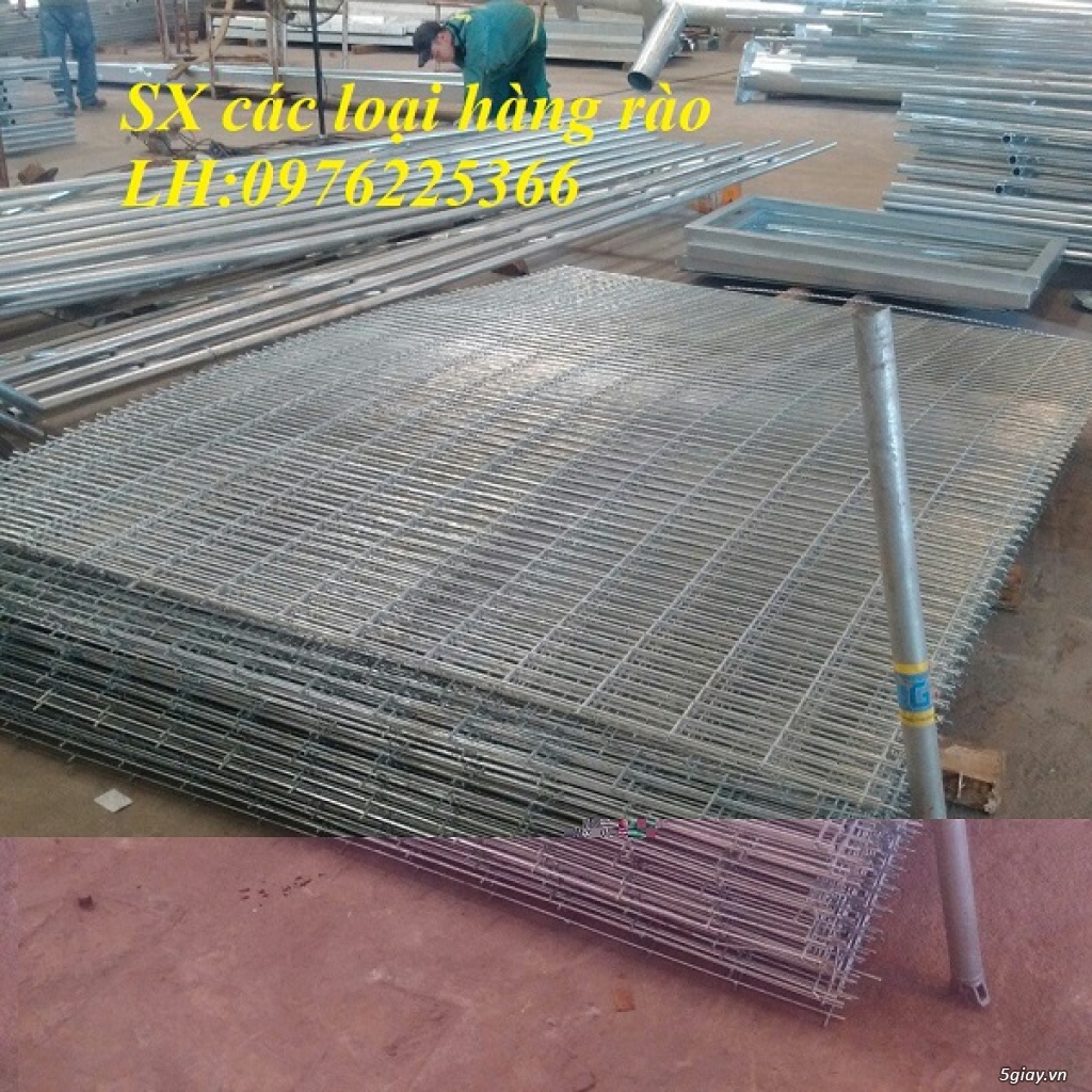 Hàng rào mạ kẽm nhúng nóng D5A75x200 - 4