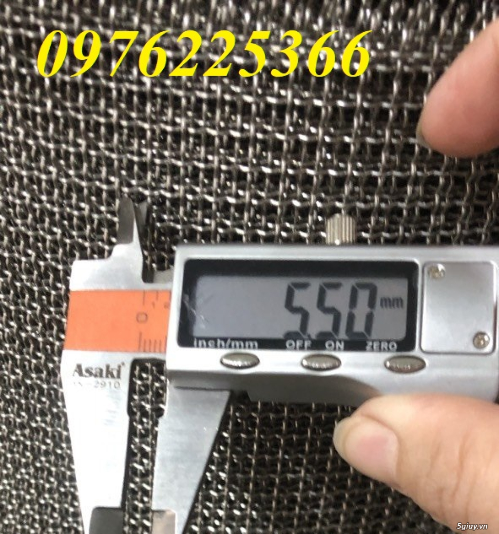 Lưới inox 304 mắt 5x5, 10x10, 15x15, 20x20 hàng đan