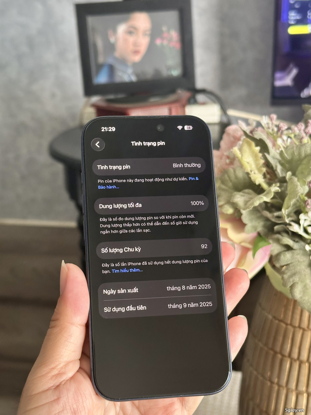17 Pro 512G Blue Mỹ 99%. Pin 100%. BH 9/2026 ! - 4
