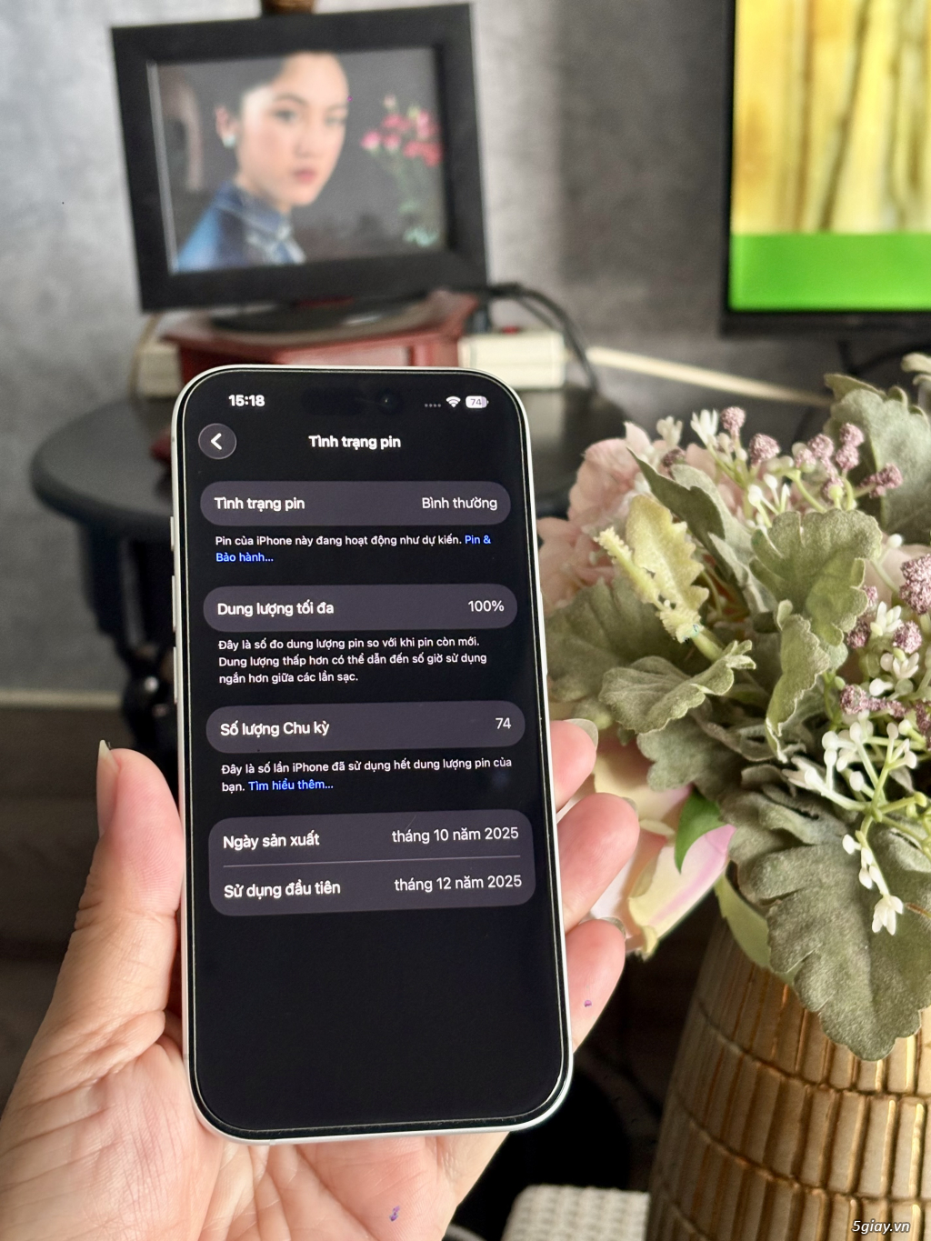 17 256G Trắng VN Likenew. BH 12/2026 - 4