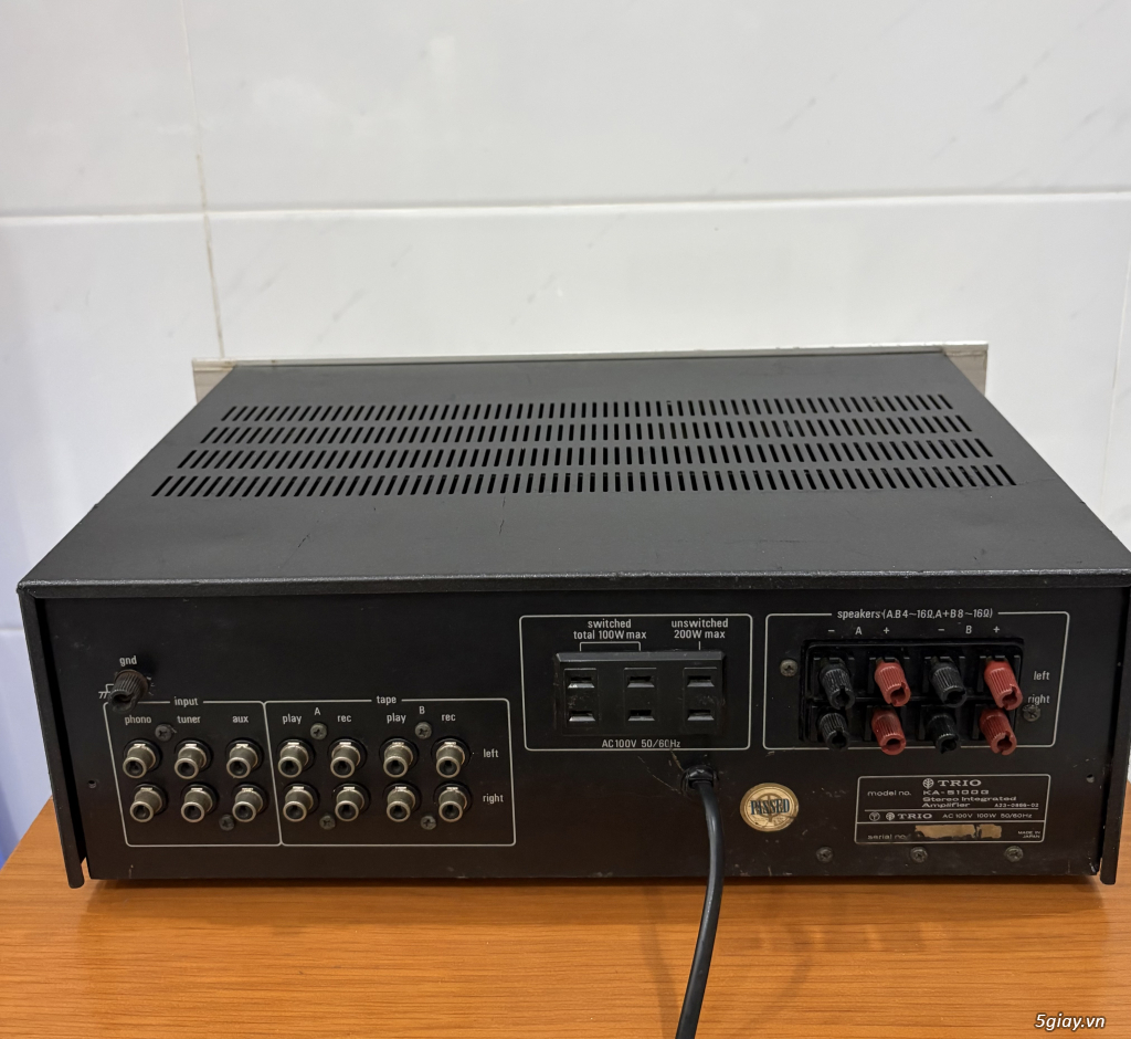 Amply TRIO 5100G, Siêu hiếm, Còn Denon Sansui Bose JBL accuphase - 4
