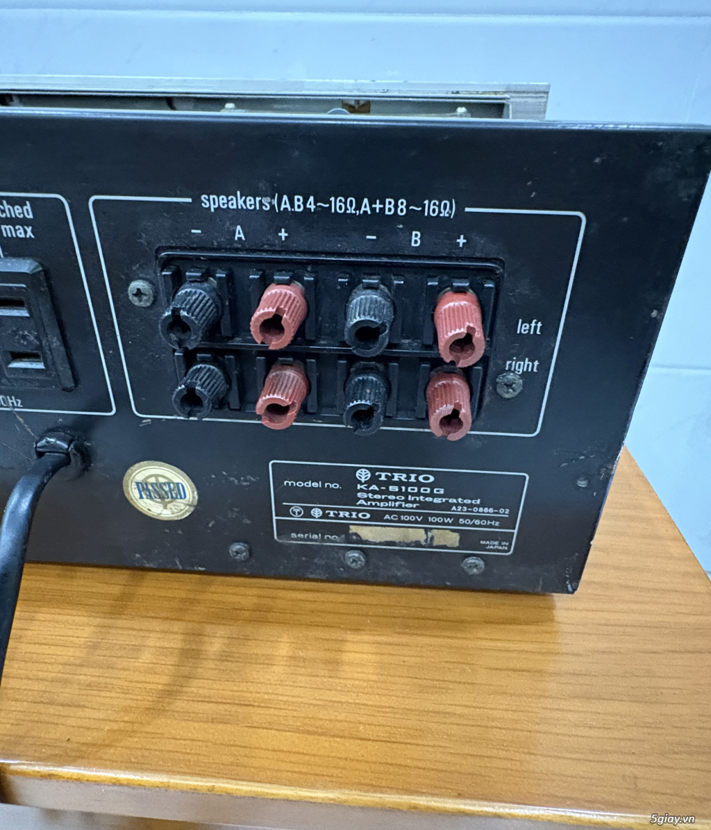 Amply TRIO 5100G, Siêu hiếm, Còn Denon Sansui Bose JBL accuphase - 3