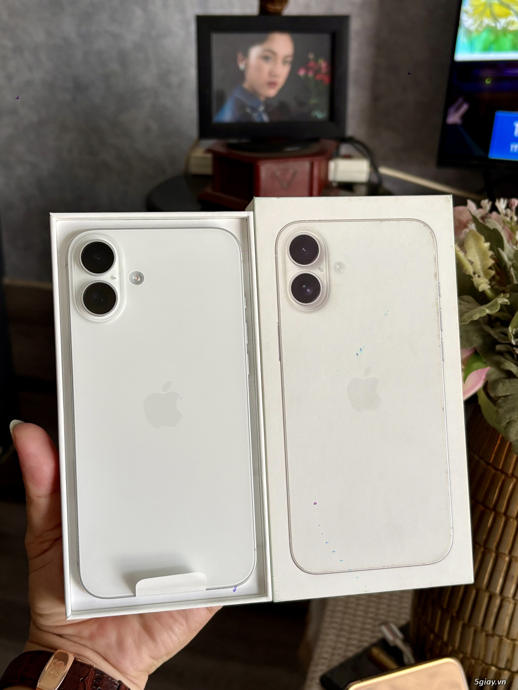 16 Plus 128G Trắng VN/A Likenew. BH 8/2026 !