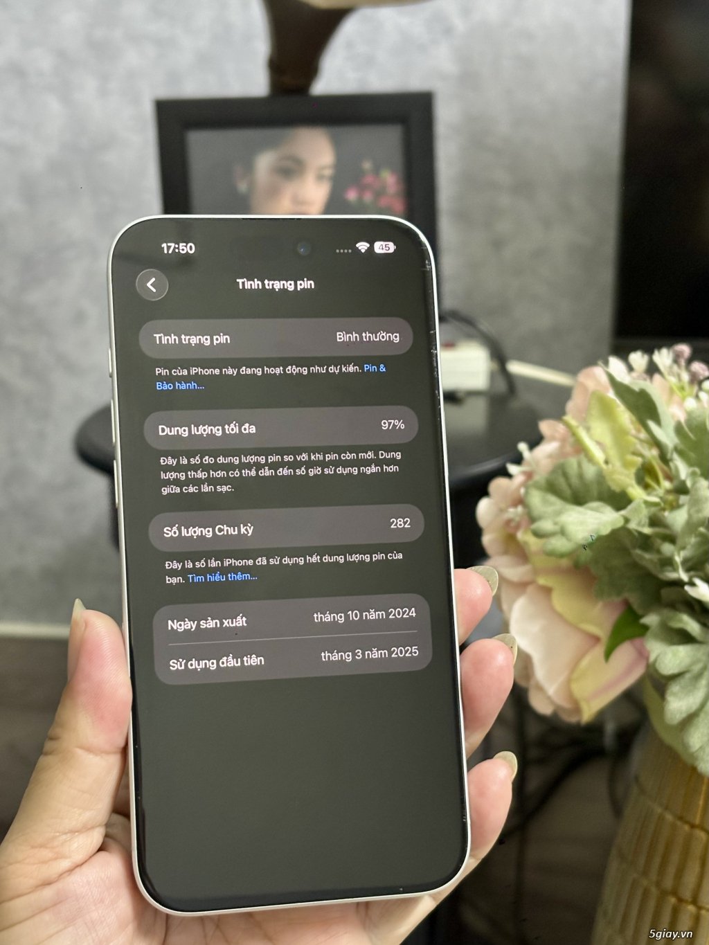 16 Plus 128G VN/A Likenew. Pin 97%. BH 11/2026 ! - 4