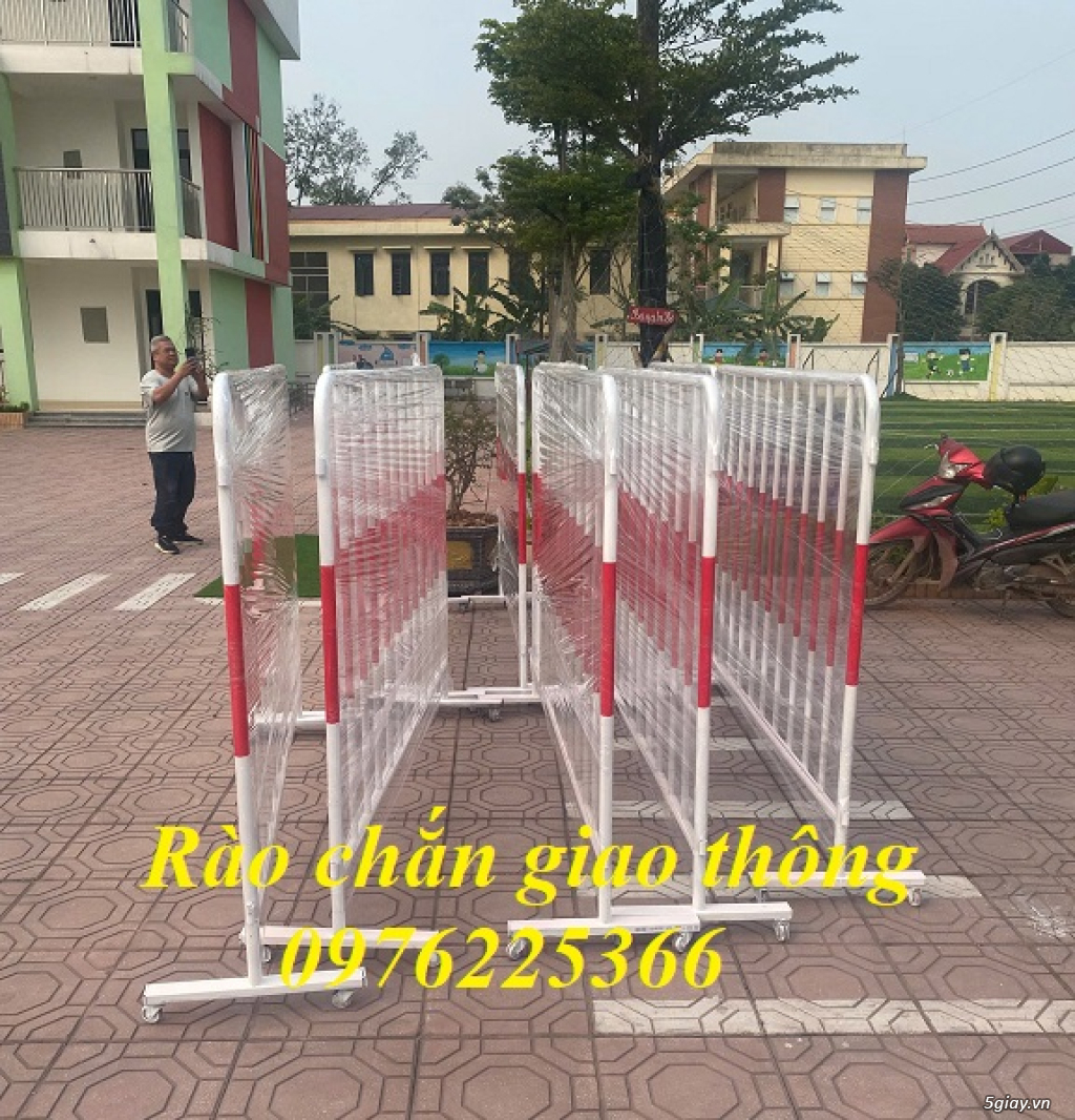 Hàng rào chắn di động bằng thép khổ 1.2m x 2m - 5