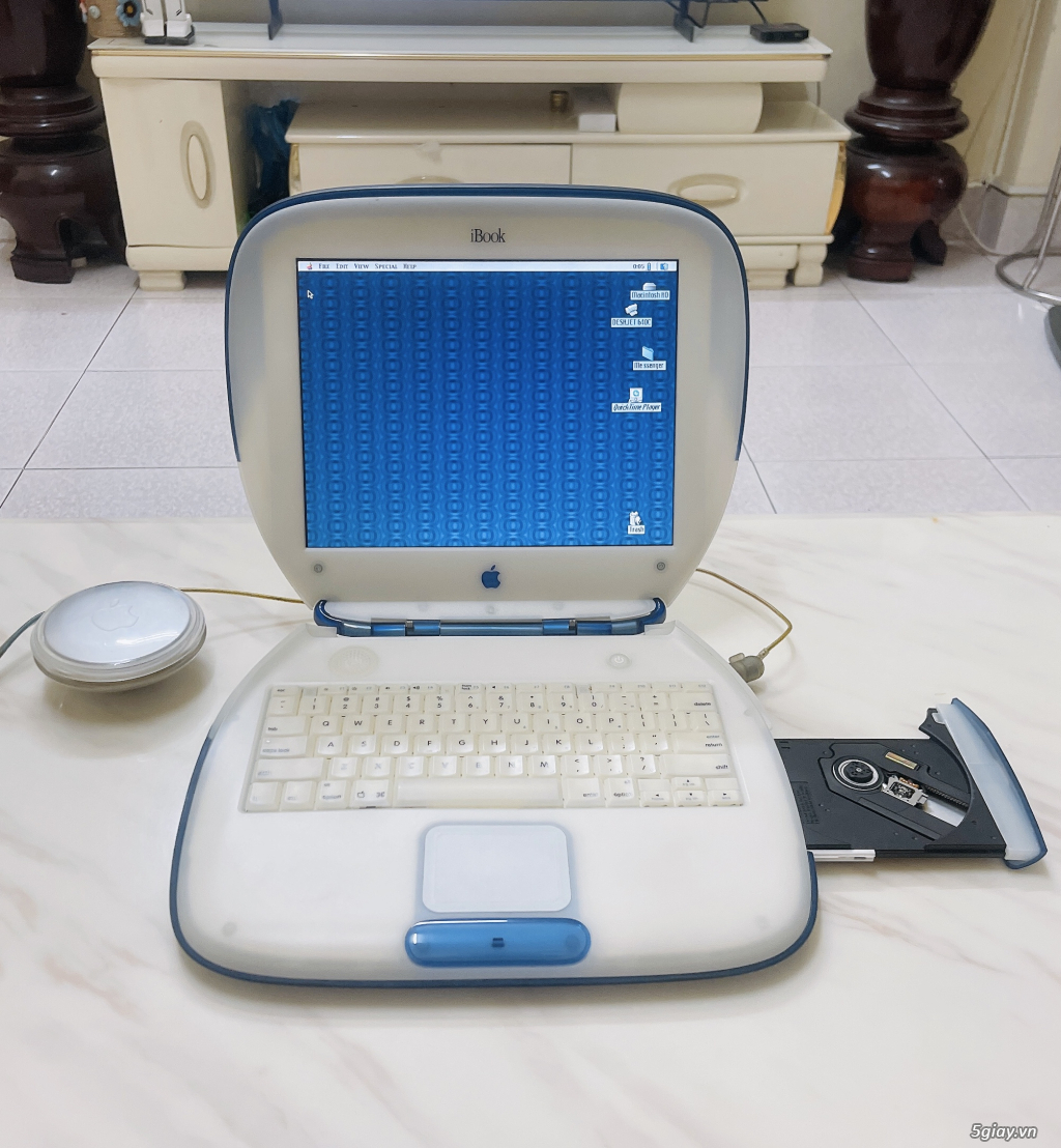Apple ibook G3 máy mang tính chất sưu tầm, máy ra mắt gần 30 năm - 2