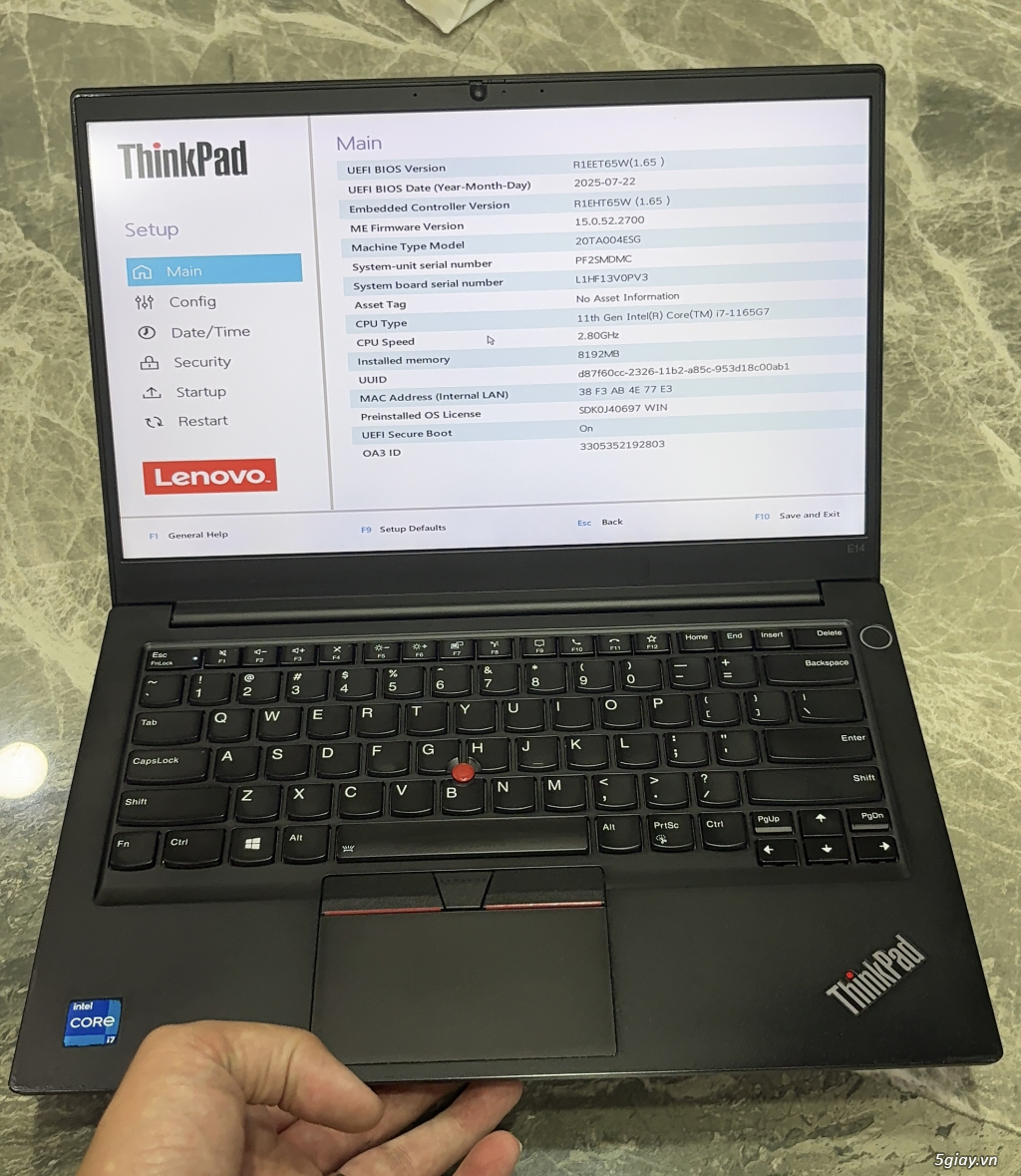 ThinkPad E14 Gen 2 i7 Gen 11 – Full HD, zin đẹp - 2