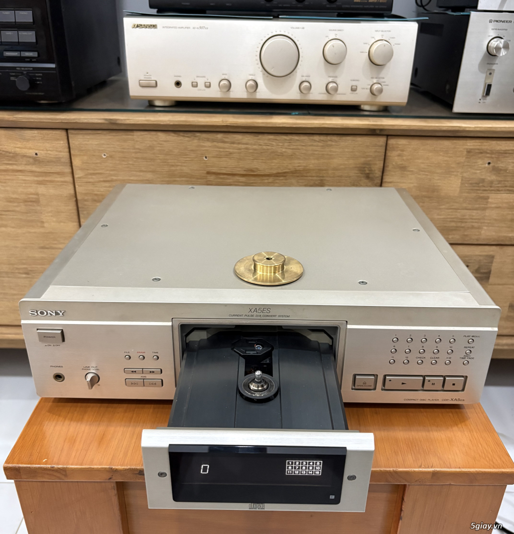 CD sony XA5ES Hi-end Khủng long, Còn Denon Sansui luxman tannoy - 1