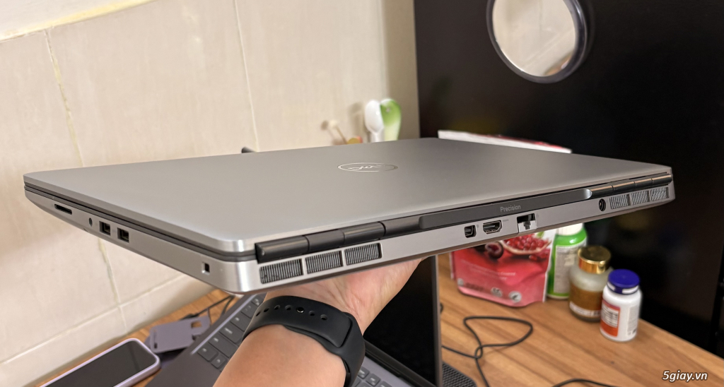 Dell Precision 7550 i7-10850H Ram 16G SSD 512G T1000 4G zin đẹp - 3