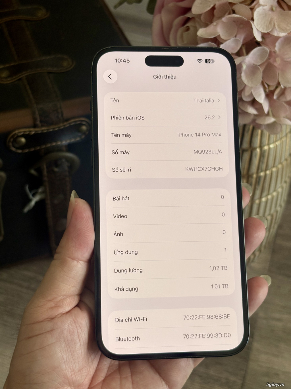14 Pro max 1TB Black Mỹ (2 Esim) Pin 84%… Zin ! - 5