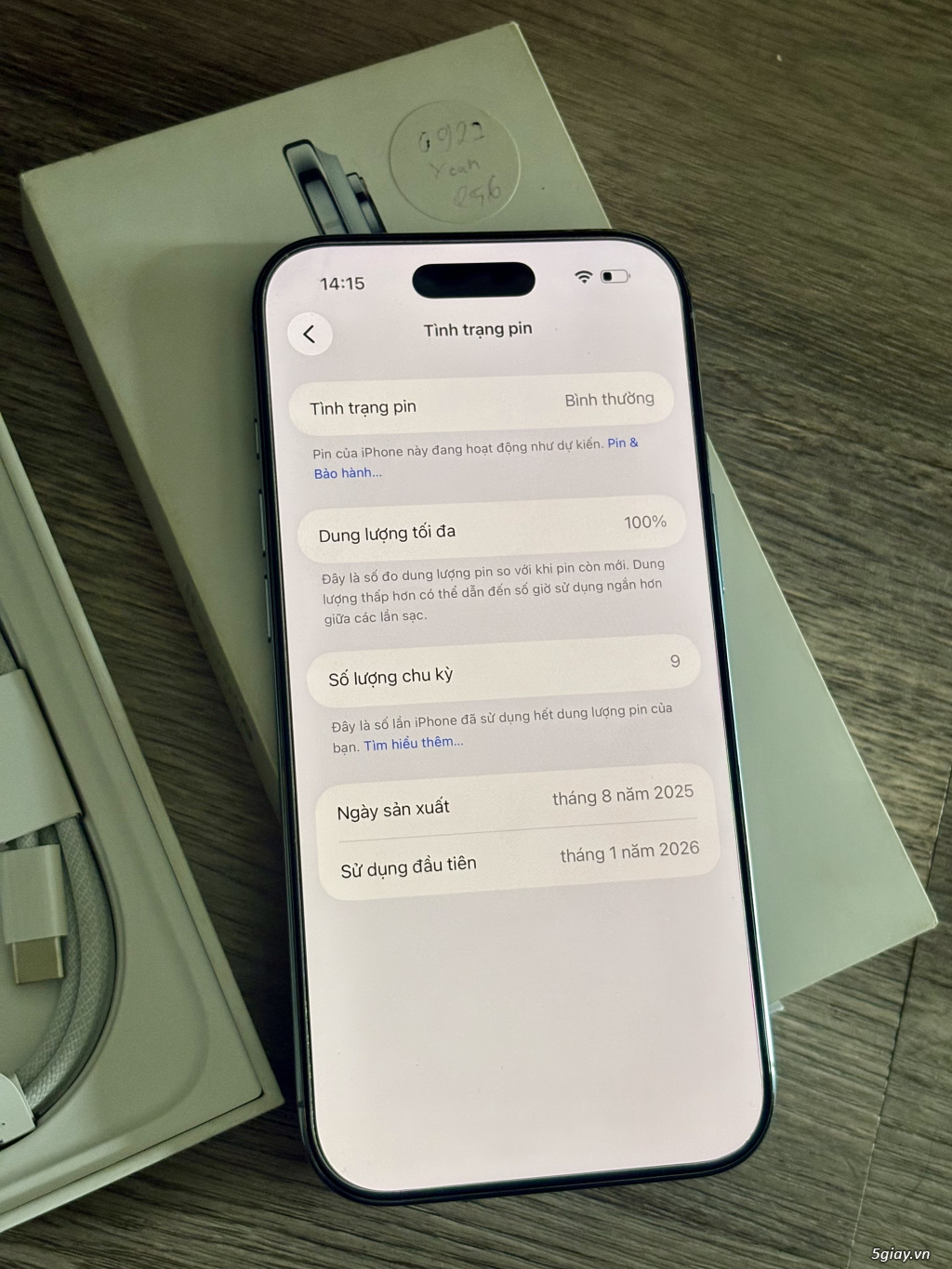 Iphone Air 256G Blue ZP/A Sạc 10 Lần BH 1/2027 ! - 3