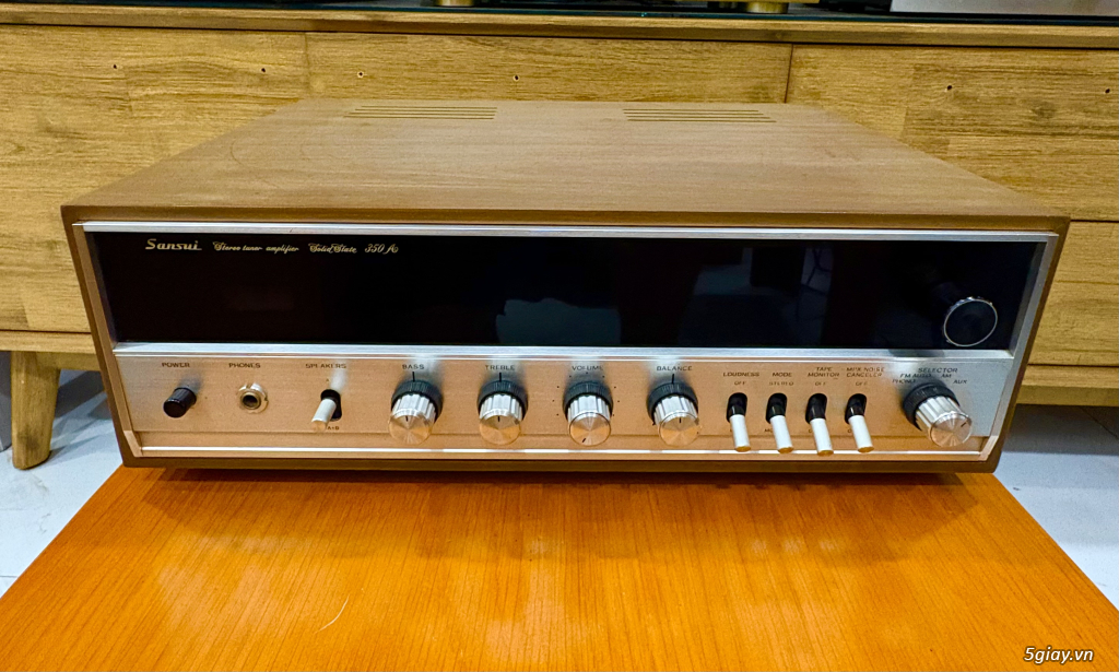 Amply Receiver Sansui 350A, 117V, Xuất USA như mới - 2
