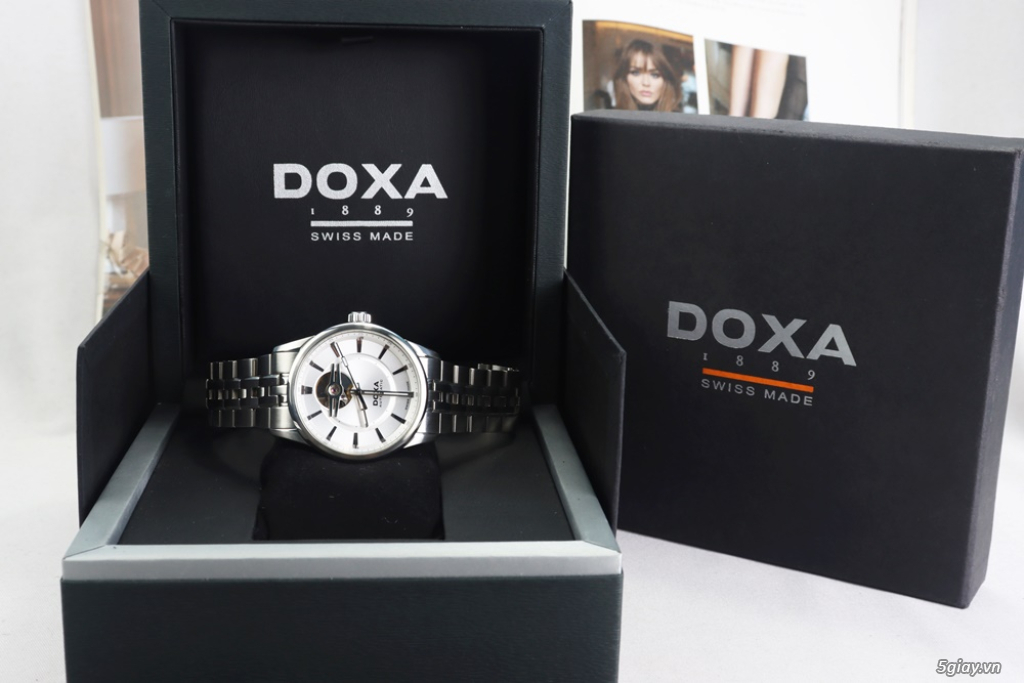 Doxa Nam Open Heart Executive D211SSV Automatic, size 41mm Fullbox - 11